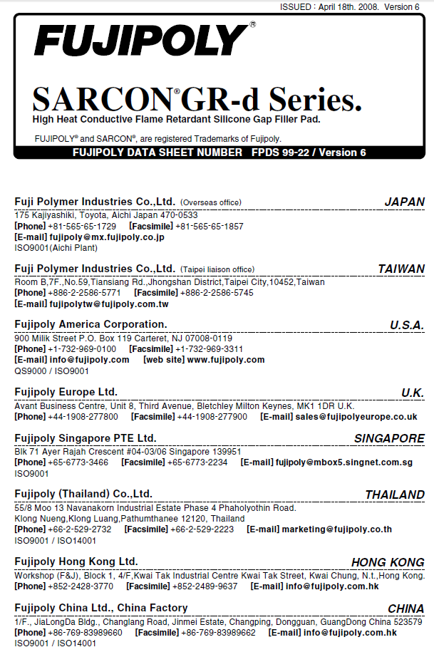 Fujipoly - GR-d