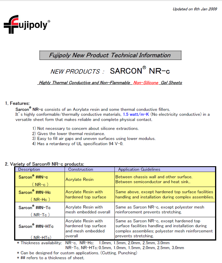 Fujipoly - NR-c