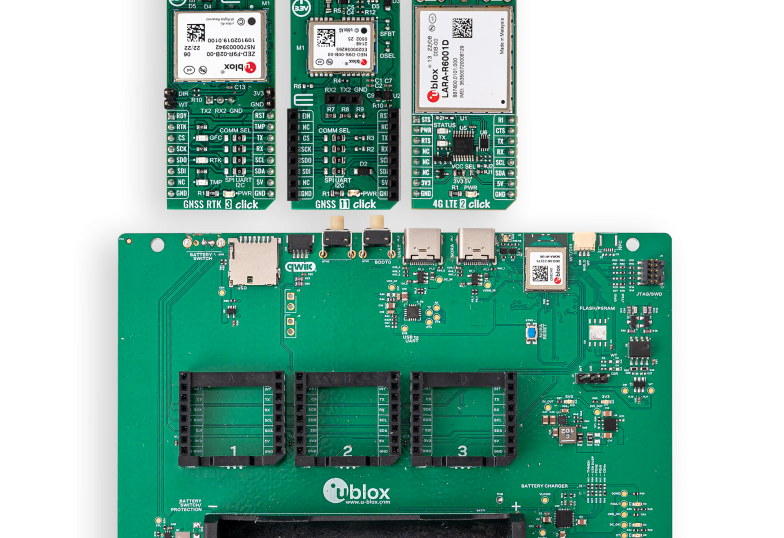 u-blox XPLR-HPG-1 development kit for precise positioning designs.