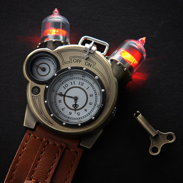 tesla watch with gas chambers